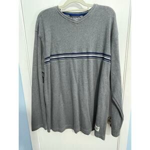 Roundtree & Yorke Varsity Sweatshirt XL Gray Athletic Workout Preppy Athletic